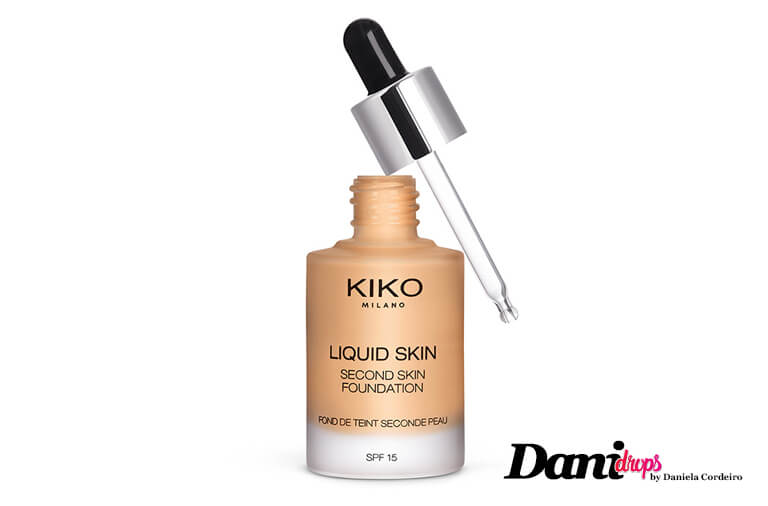 base líquida kiko milani liquid skin second skin foundation