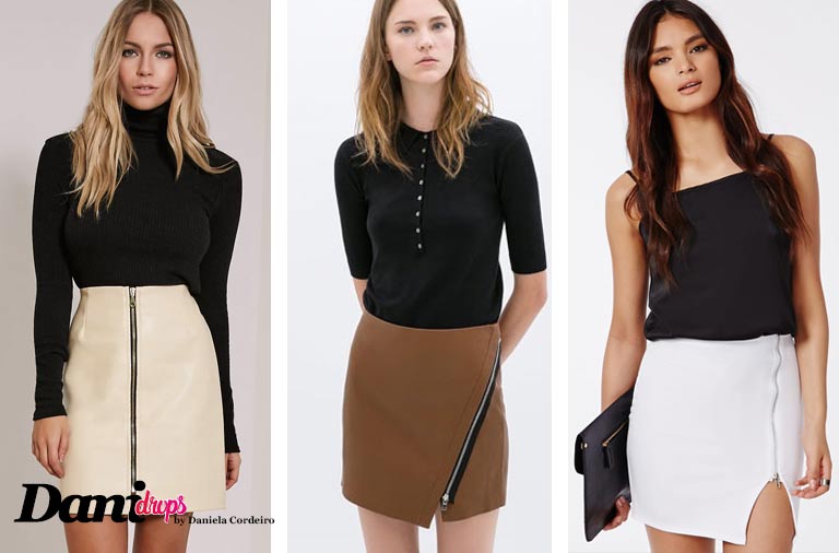 Fake Leather Skirts