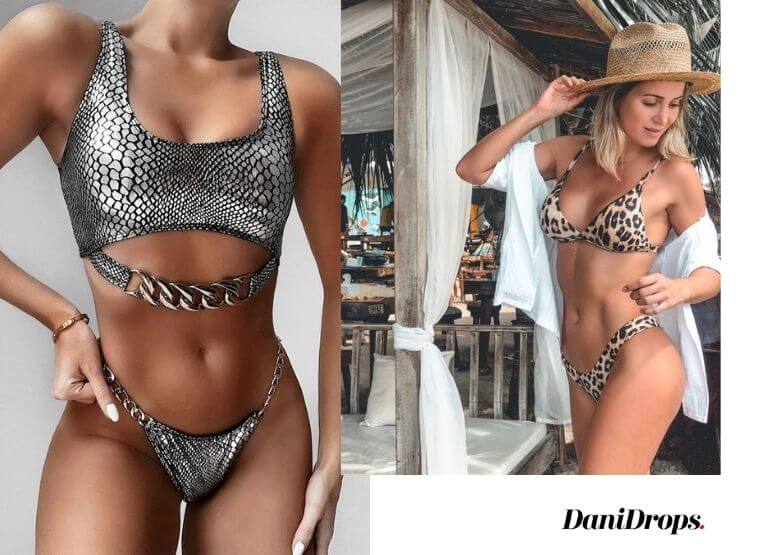 Biqu�ni animal print