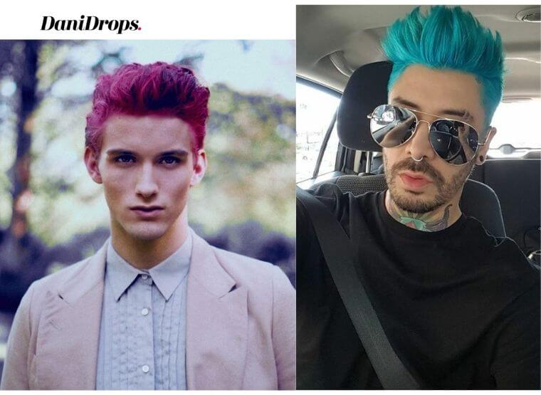 Colored hair for men