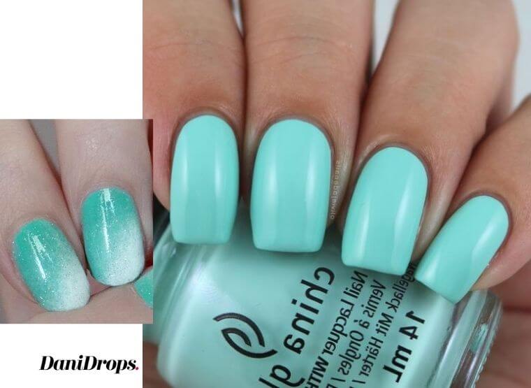 nail color turquoise