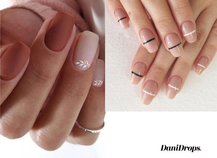 Nails with subtle details