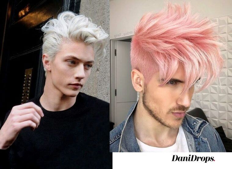 Colored hair for men