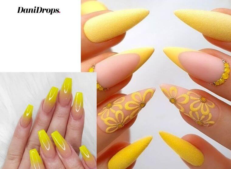 Yellow nail color