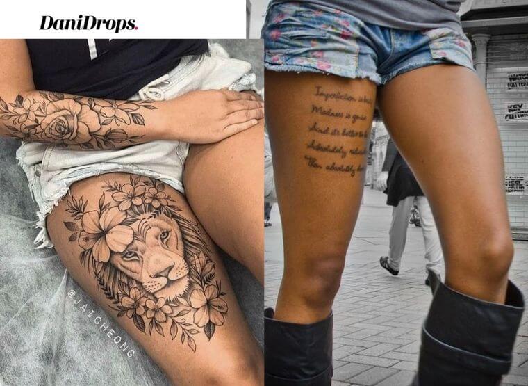 Tatuaje en el muslo