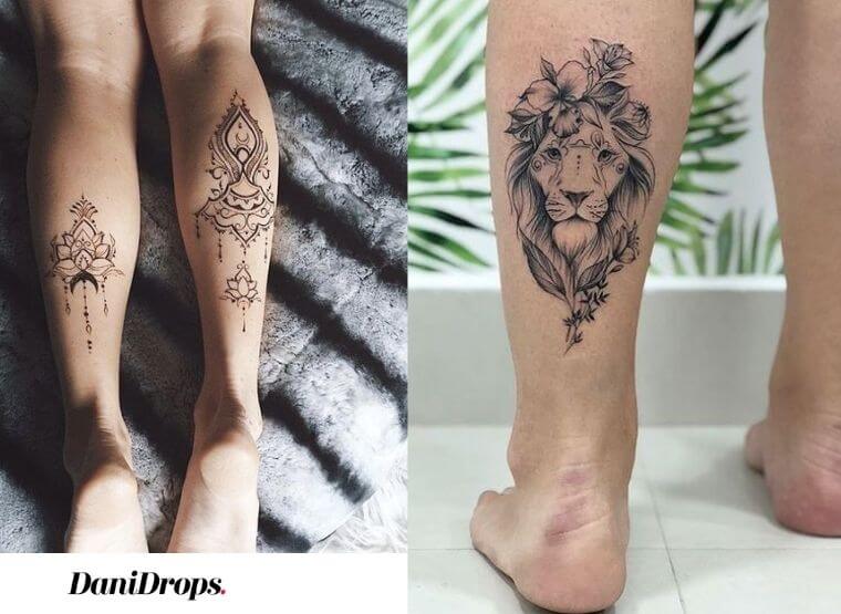 Tatuagem na Batata da perna