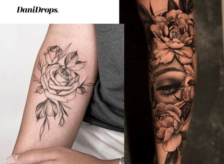 tatuaje de flor