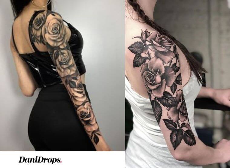 Tattoo that closes the arm