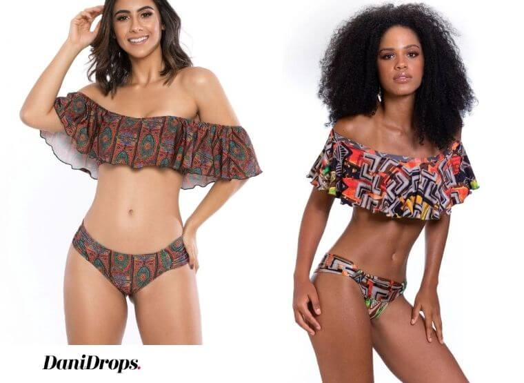 Biqu�ni com top ciganinha