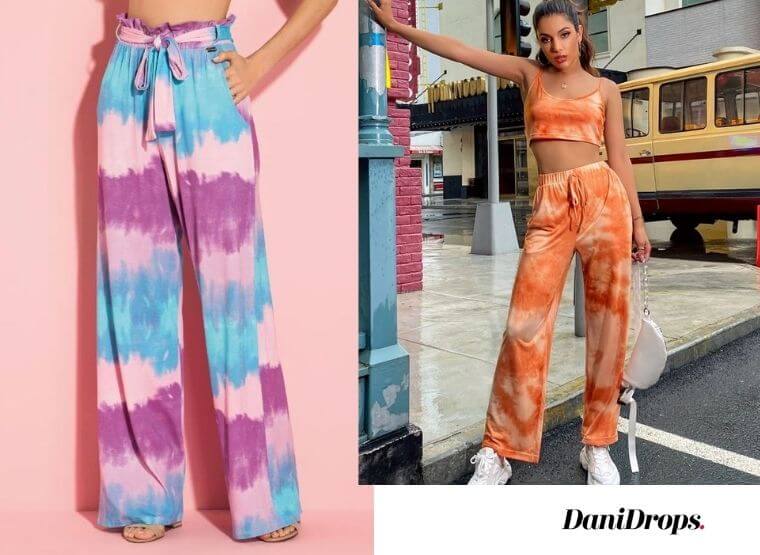 Tie Dye Pants - 2022 Tie Dye Look Trends – See more than 60 Tie Dye print clothing designs for inspiration