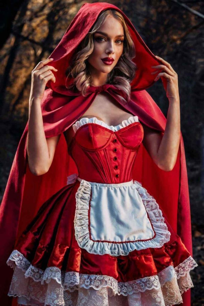 Costume di Halloween da Cappuccetto Rosso Costume di Halloween da Cappuccetto Rosso