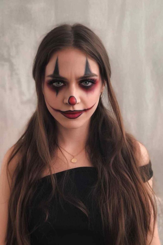 Trucco da clown horror per Halloween Trucco da clown horror per Halloween