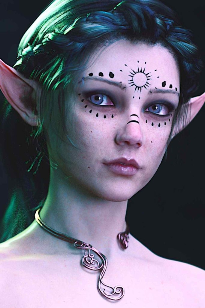 Trucco da elfo per Halloween 1 Trucco di Halloween da elfo