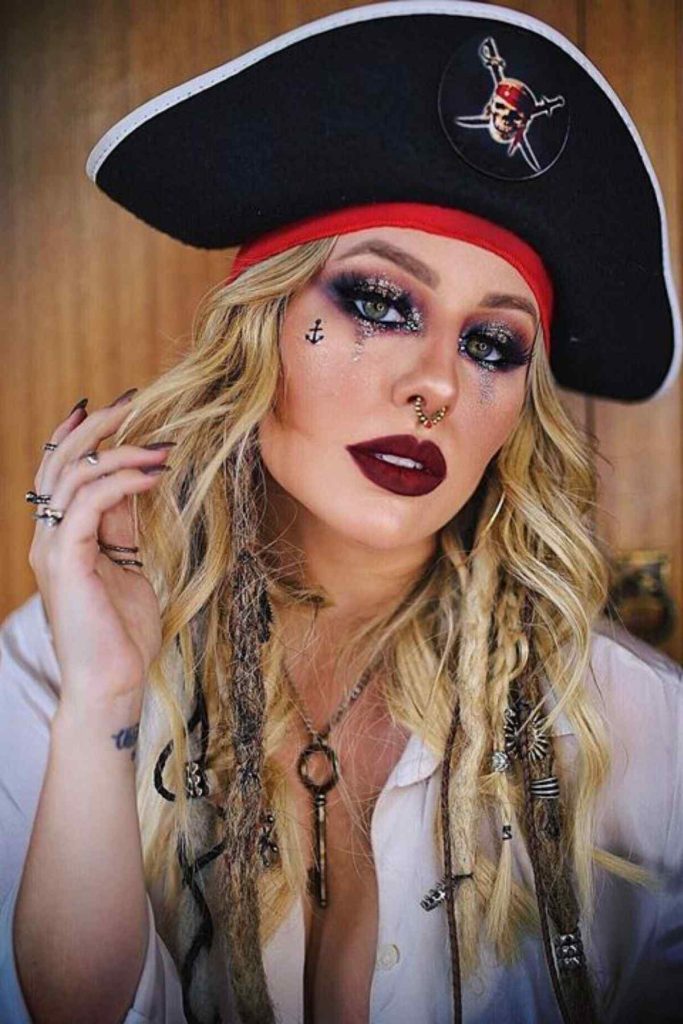 Trucco da pirata per Halloween 1 Trucco da pirata per Halloween