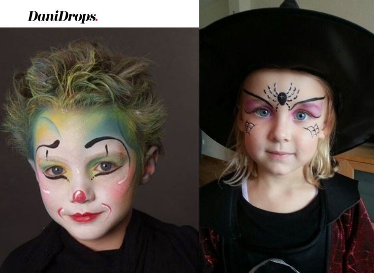 Maquiagem para o Halloween para crianças