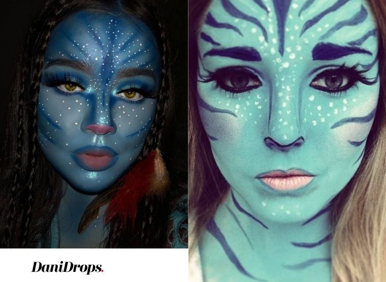Maquiagem para o Halloween de Avatar