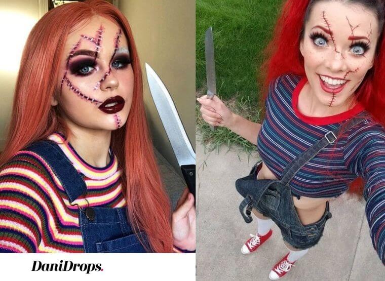 Maquiagem para o Halloween de Chucky
