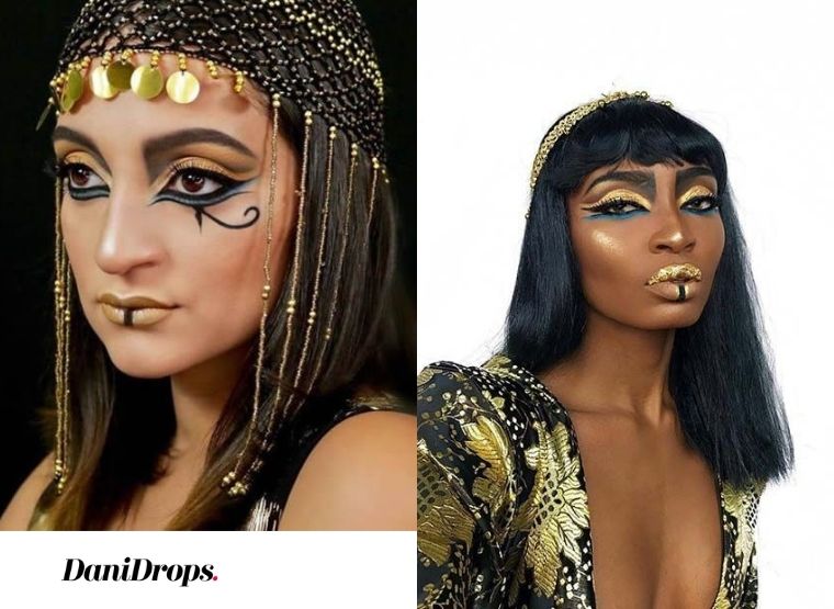 Maquiagem para o Halloween de Cleópatra