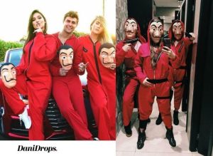 Fantasia de Halloween de La Casa de Papel