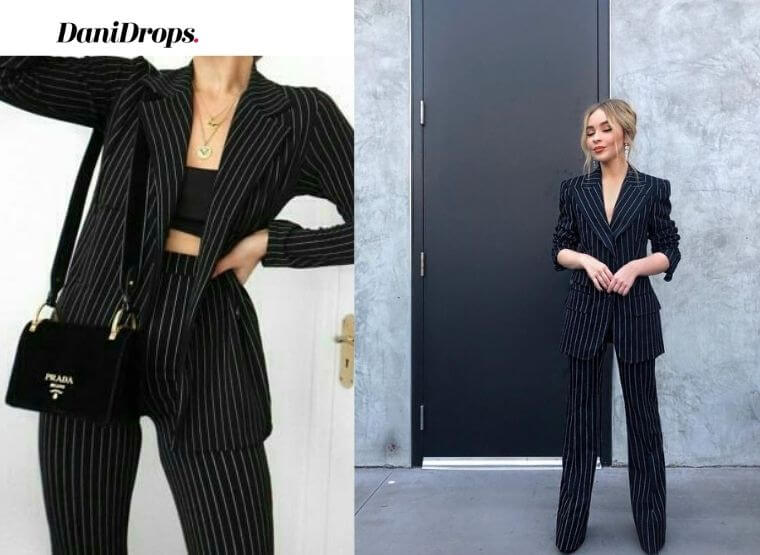 Executive looks with pinstripe pants