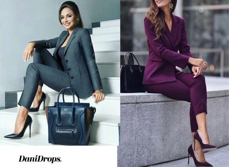 Executive looks with high heels