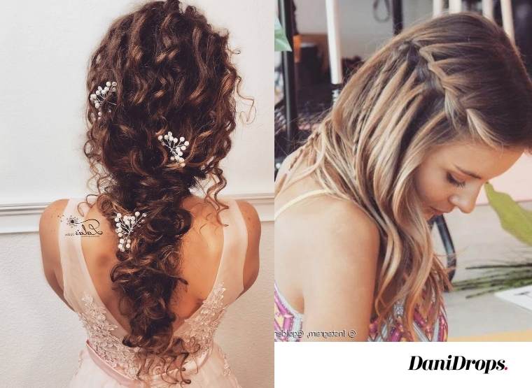 Hairstyle for Curly Hair New Year