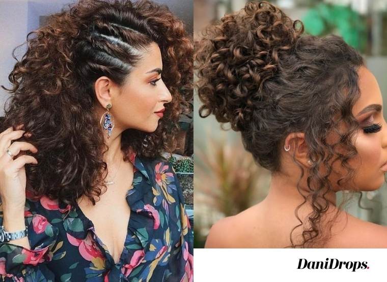Hairstyle for Curly Hair Christmas