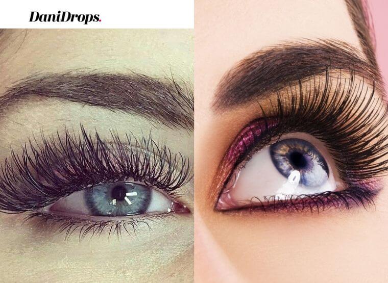 Tendencia de maquillaje para pestañas completas de año nuevo pestañas completas