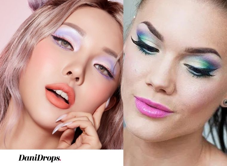 Makeup with Pastel Colors