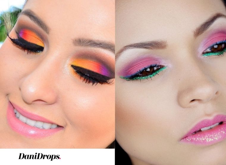 Eyeshadows with Psychedelic Shades