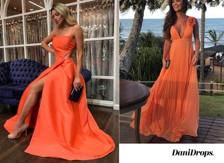 Orange Godmother Dress