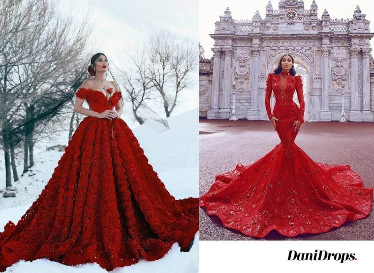 Vestido de Noiva Vermelho