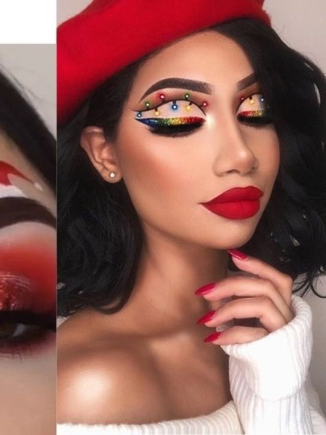 Tendência de Maquiagem para o Natal 2022. Mais de 60 inspirações de makeup para este natal