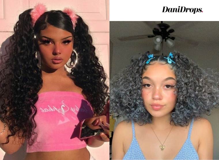 Baddie Hairstyle for Curly Hair