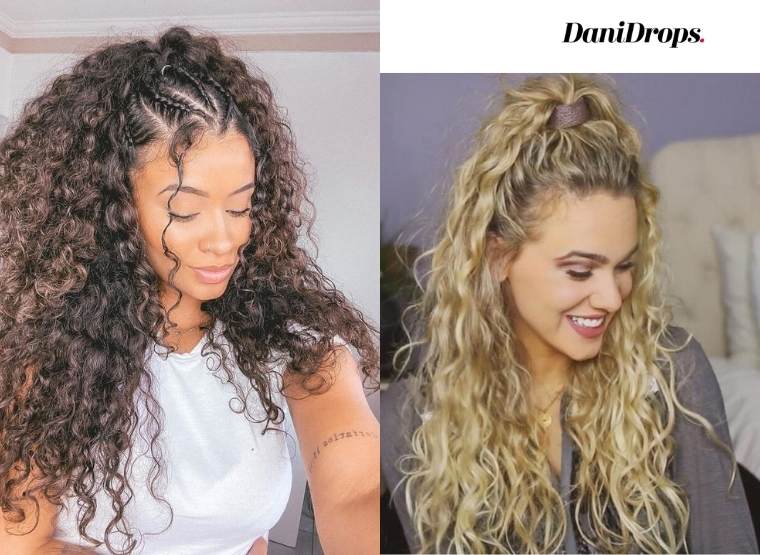 Tendência de Penteado para Cabelo Cacheado 2022. Veja mais de 140