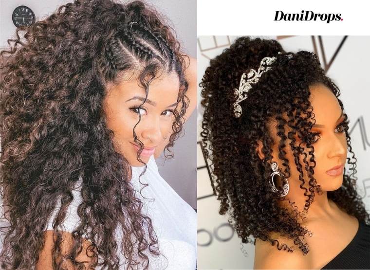 Hairstyle for Loose Curly Hair