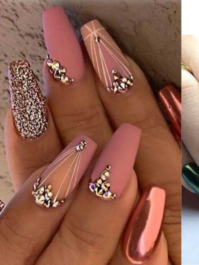 Tendência de Unhas Decoradas para o Ano Novo 2022. Veja mais de 60 inspiração para decorar a unha no ano novo