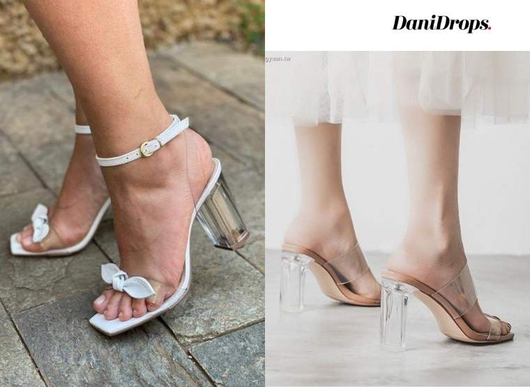 Transparent Heel Sandals
