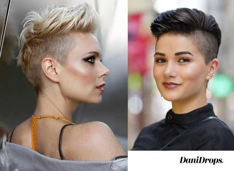 Side Shaved Haircut - See more than 40 models of this summer trendy  feminine cut