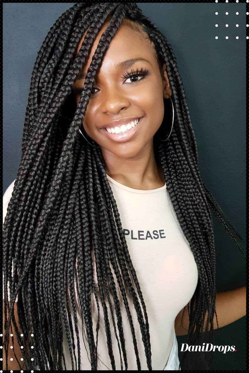10 stylish box braids for black women to diversify the look