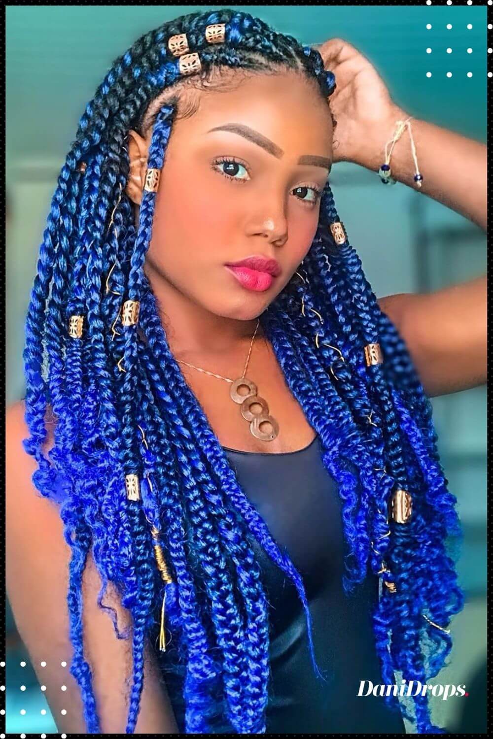10 stylish box braids for black women to diversify the look