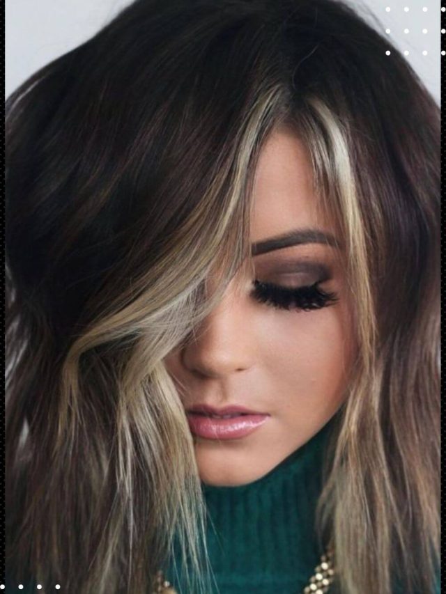 Tired of being Blonde? 10 Black Hair with Lights to Inspire
