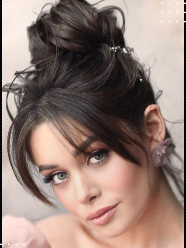Frangia laterale per capelli scuri - 10 fantastici stili!