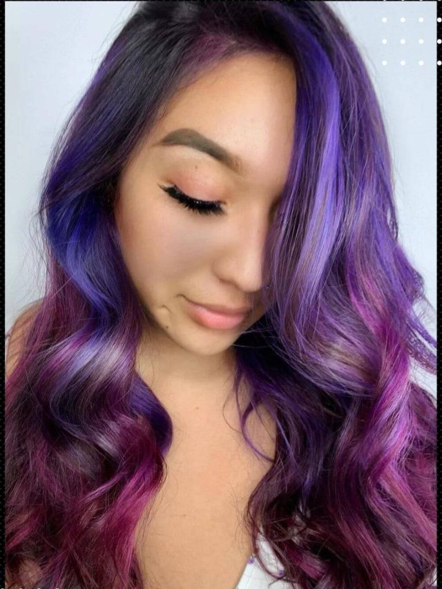 Cabello Con Mechas Moradas – 10 Tendencias para que cambies el color de tu cabello