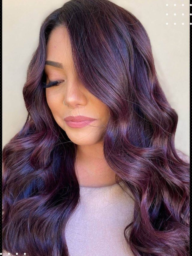 Cor de Cabelo Ameixa – 10 tendências que estão fazendo sucesso no Outono