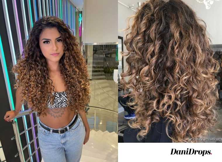 Curly Balayage Hair