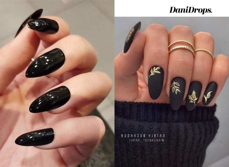 Uñas decoradas en negro: vea más de 130 tendencias de inspiración en uñas  decoradas en negro