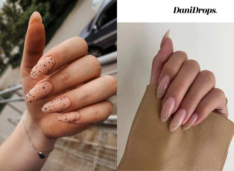 38 nude nail art Acrylfix nude nail decoration
