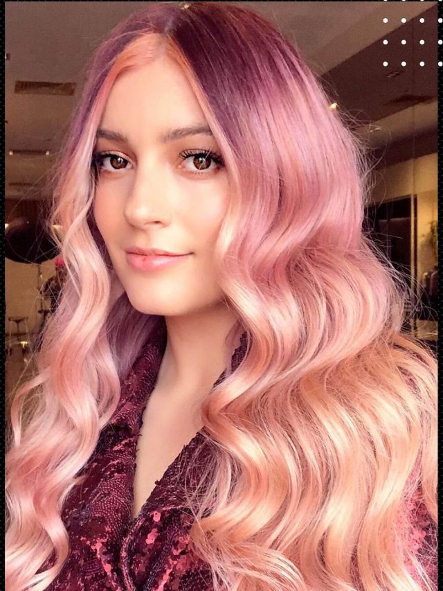 Luce glamorosa con uno de estos 10 peinados de oro rosa