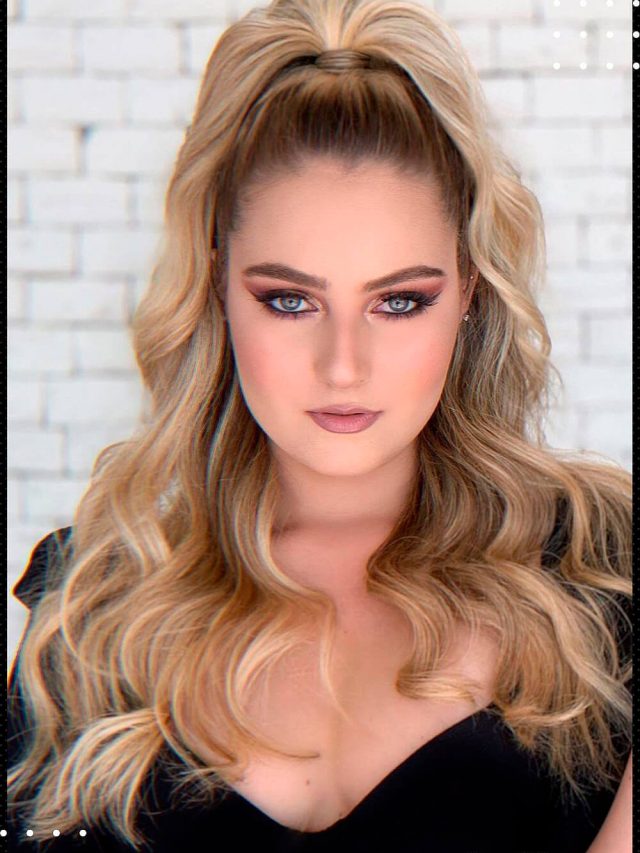 Hairstyles that enhance golden blonde hair: Inspirations that enhance the round face